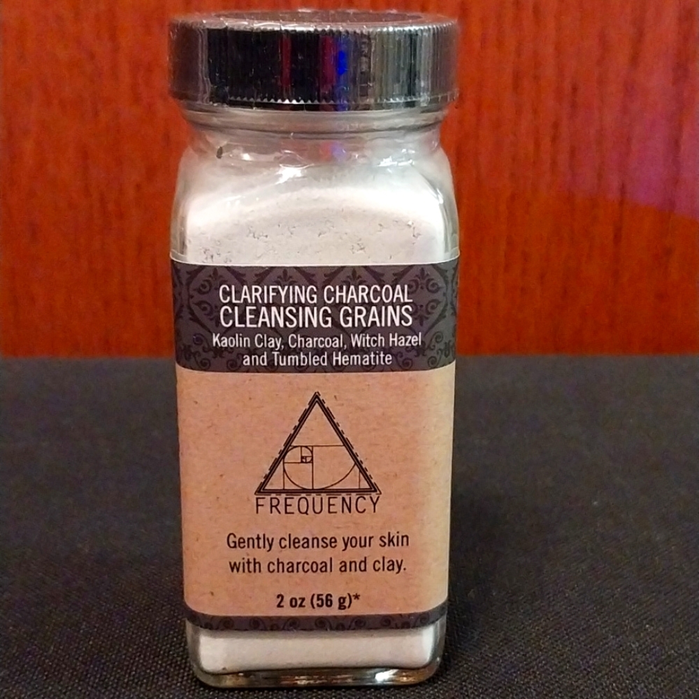 FREQUENCY BRAND CHARCOAL FACE AND BODY MASK....size 2oz